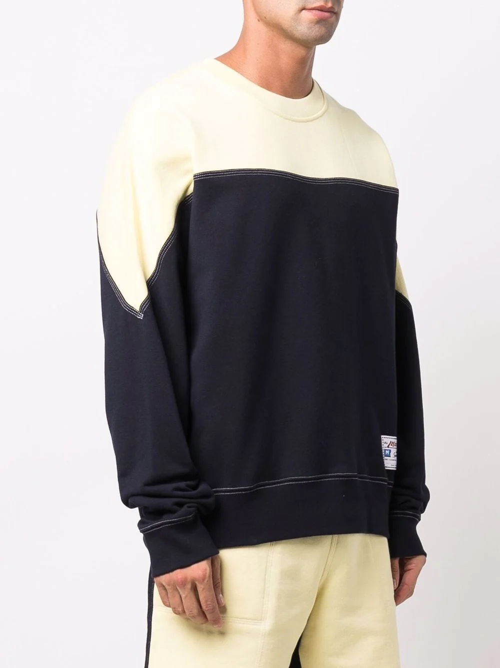 colour-block sweatshirt - 3