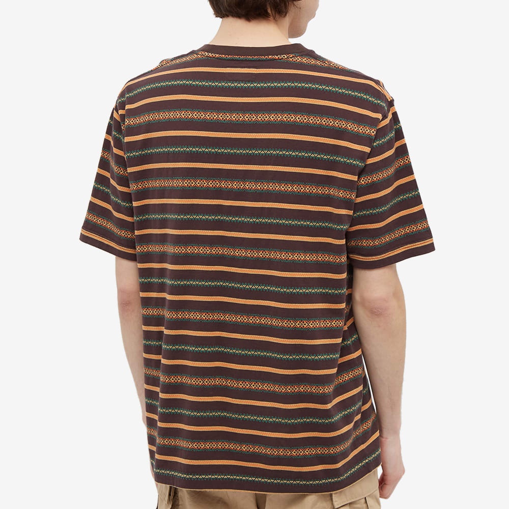 Beams Plus Jacquard Stripe Pocket Tee - 4