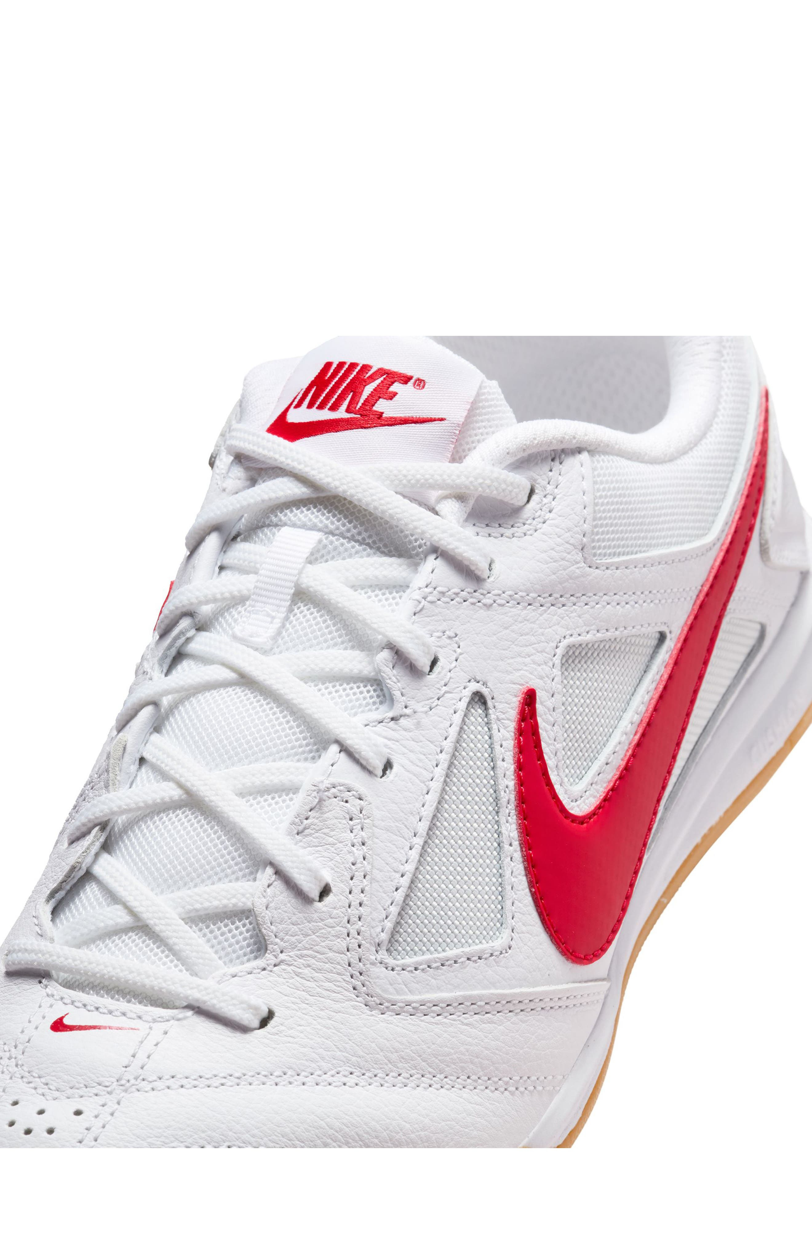 Nike Gato Soccer Sneaker in White/University Red/Yellow at Nordstrom - 7