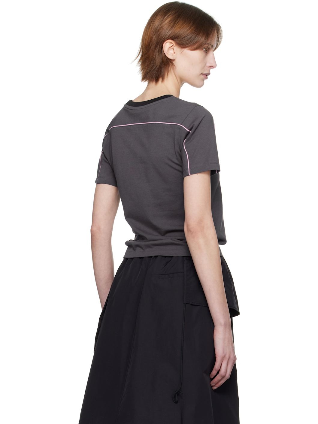 Gray Cycle Half Sleeve T-shirt - 3