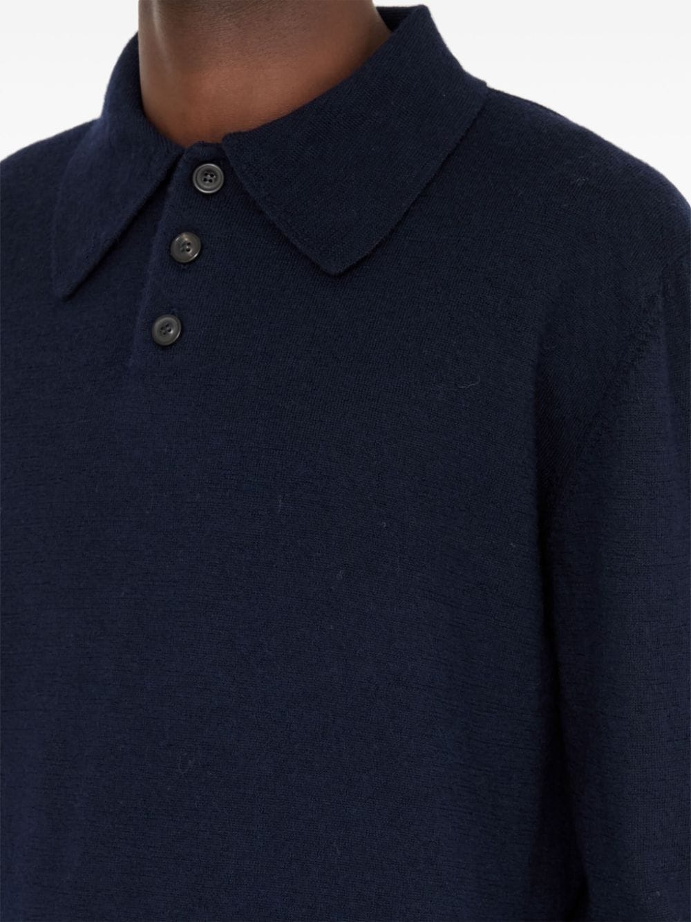 wool polo shirt - 7
