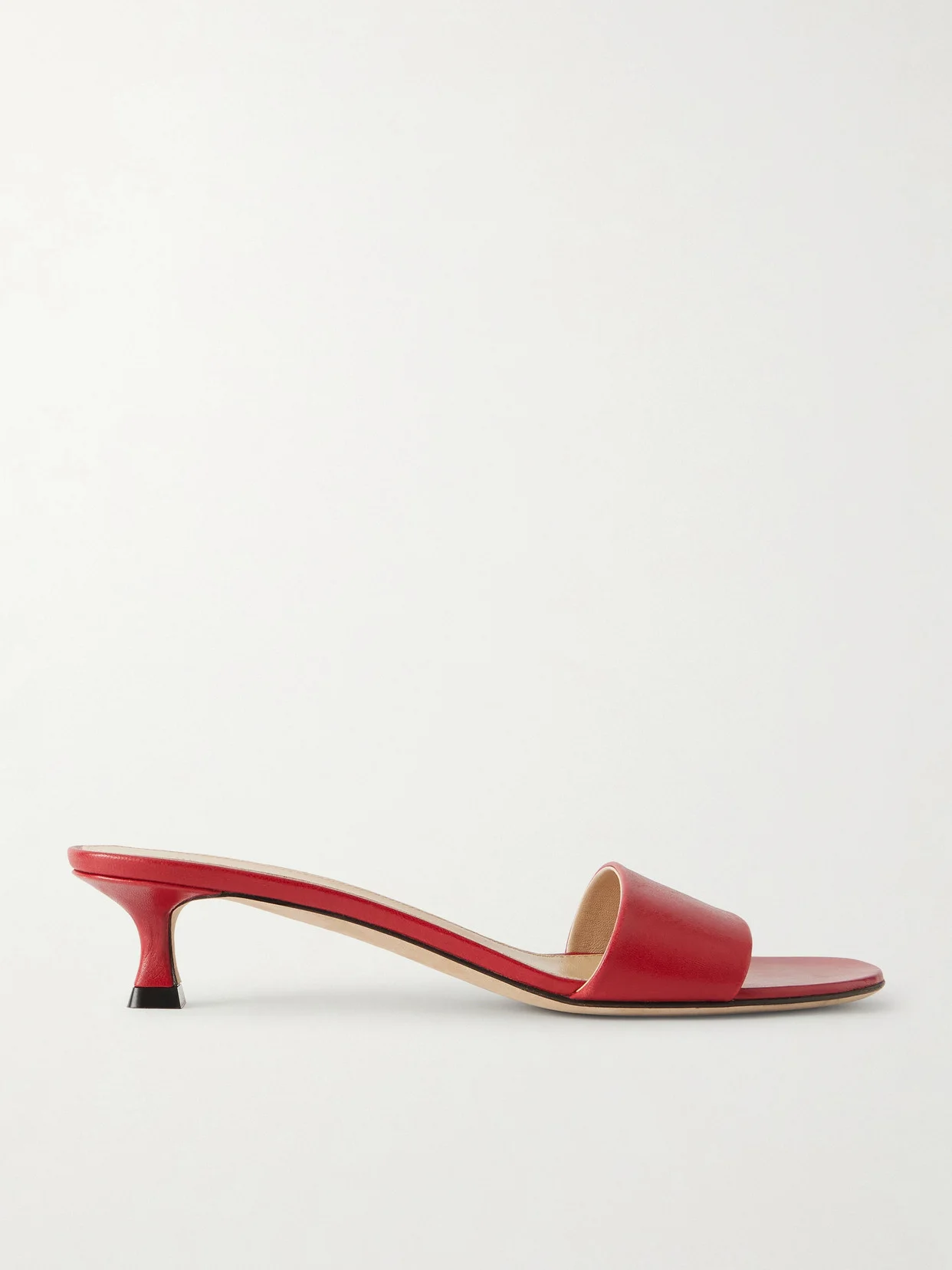 Combo Leather Mules - 1