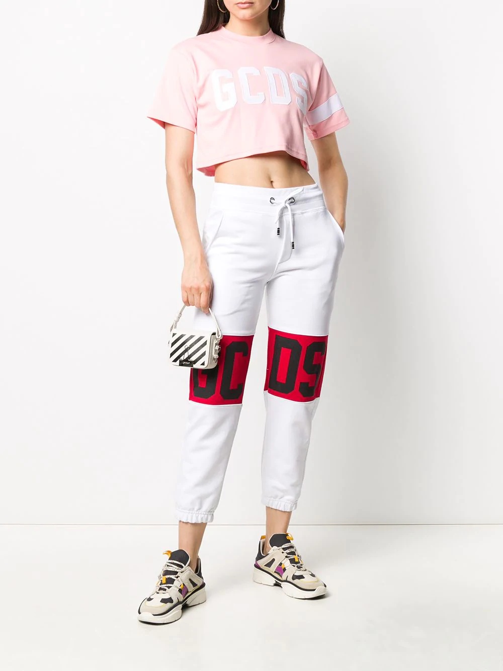 logo-print track trousers - 2