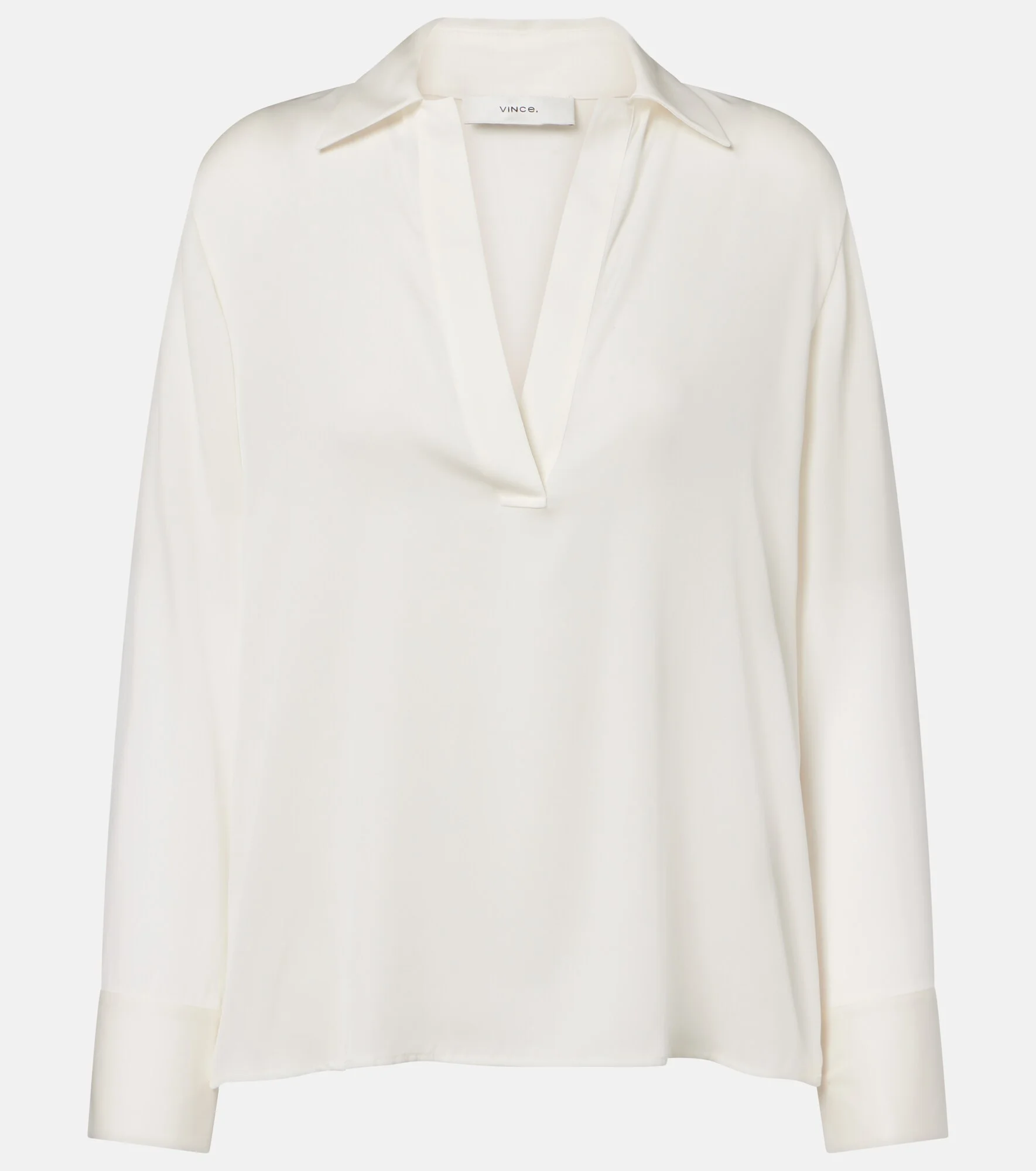 Silk-blend blouse - 1
