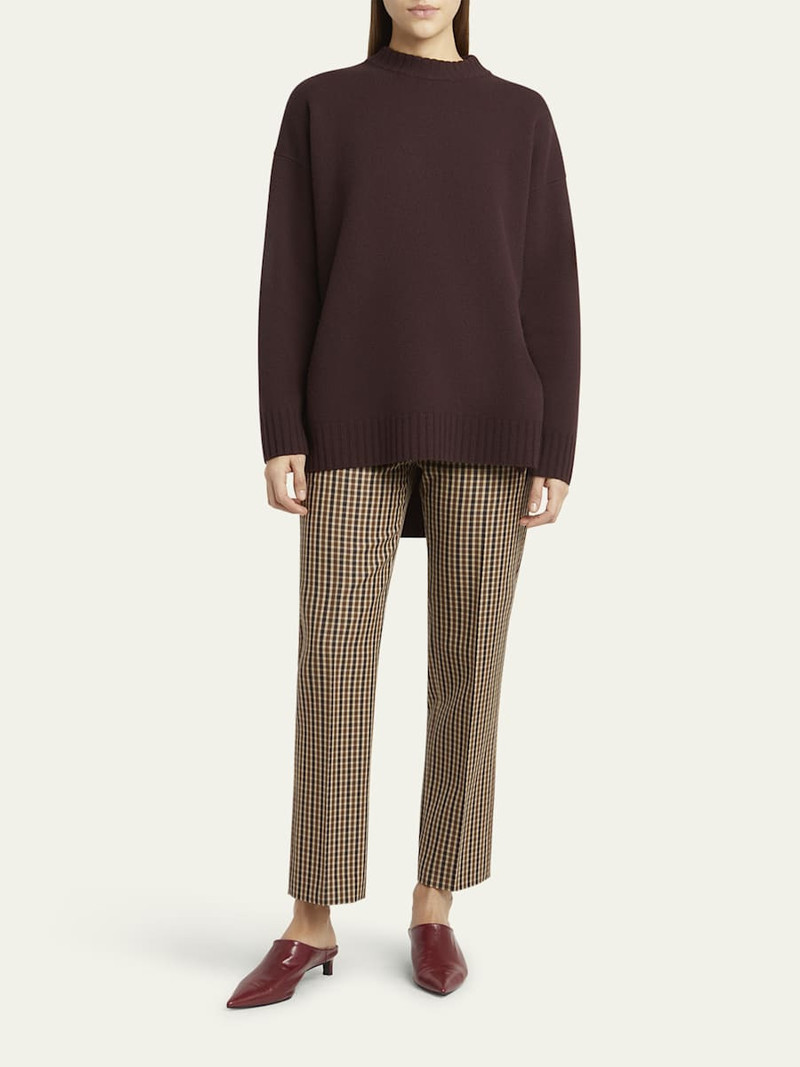 Jil Sander Superfine Merino Wool Oversized Crewneck Sweater outlook