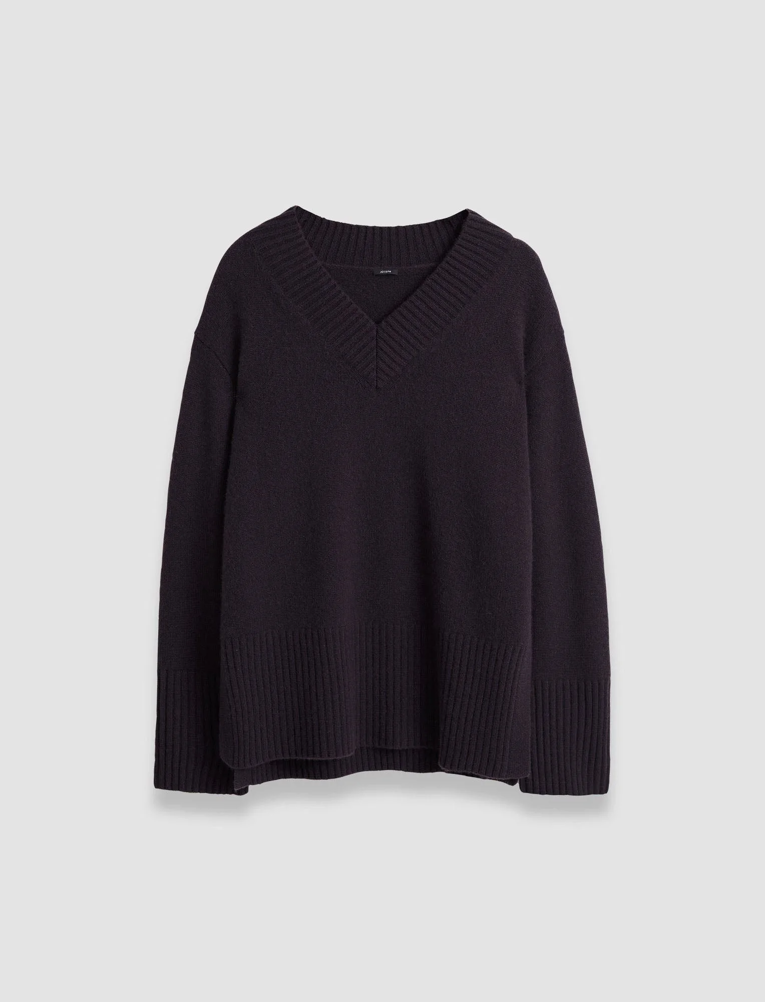 Luxe Cashmere V Neck Jumper - 1