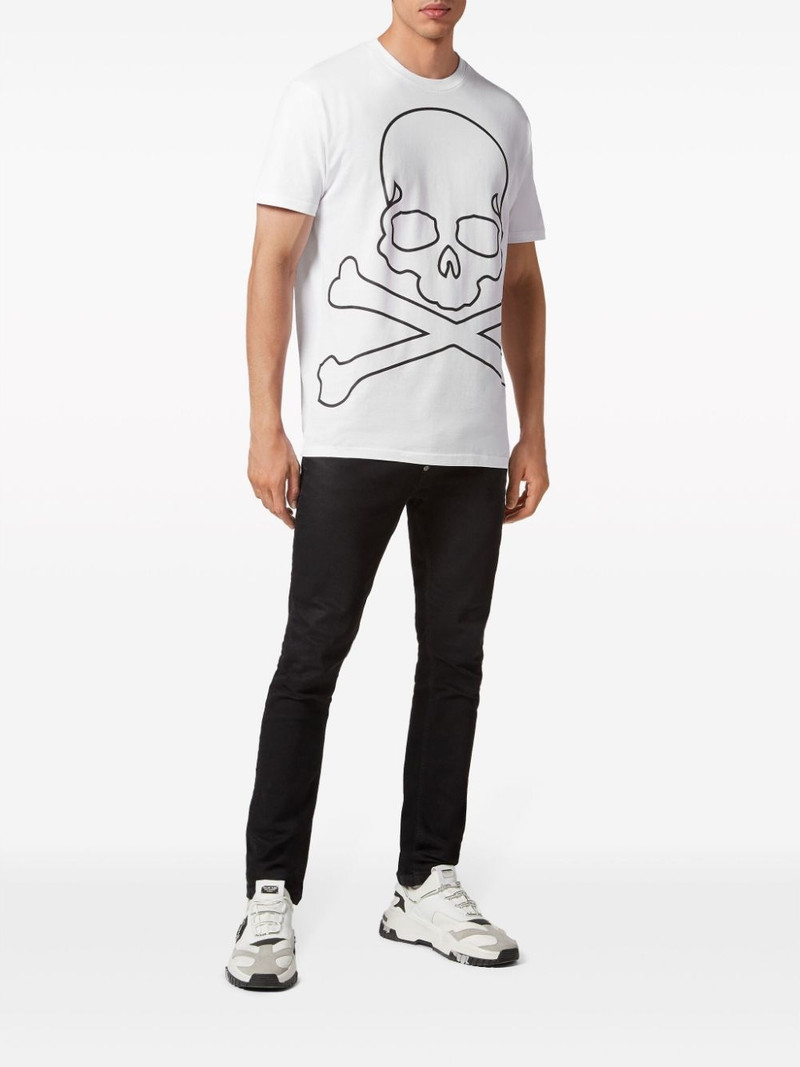 skull-print cotton T-shirt 2
