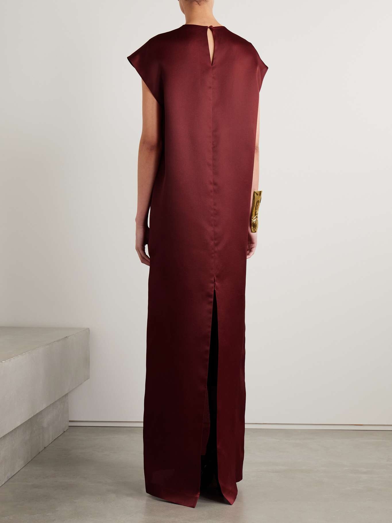 Lohan silk-gazar maxi dress - 3