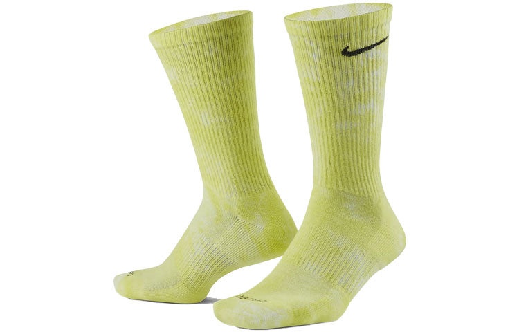 Nike Unisex Everyday Plus Tie Dye Medium Stockings 2 Pairs Yellow/Orange/Red DM3407-904 - 3