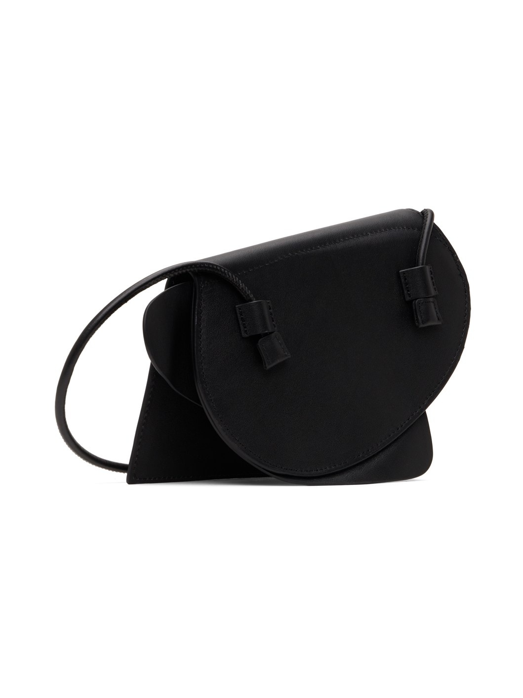 Black Exserted Mini Bag - 3