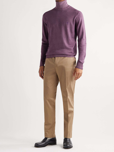 Etro Logo-Embroidered Virgin Wool Rollneck Sweater outlook