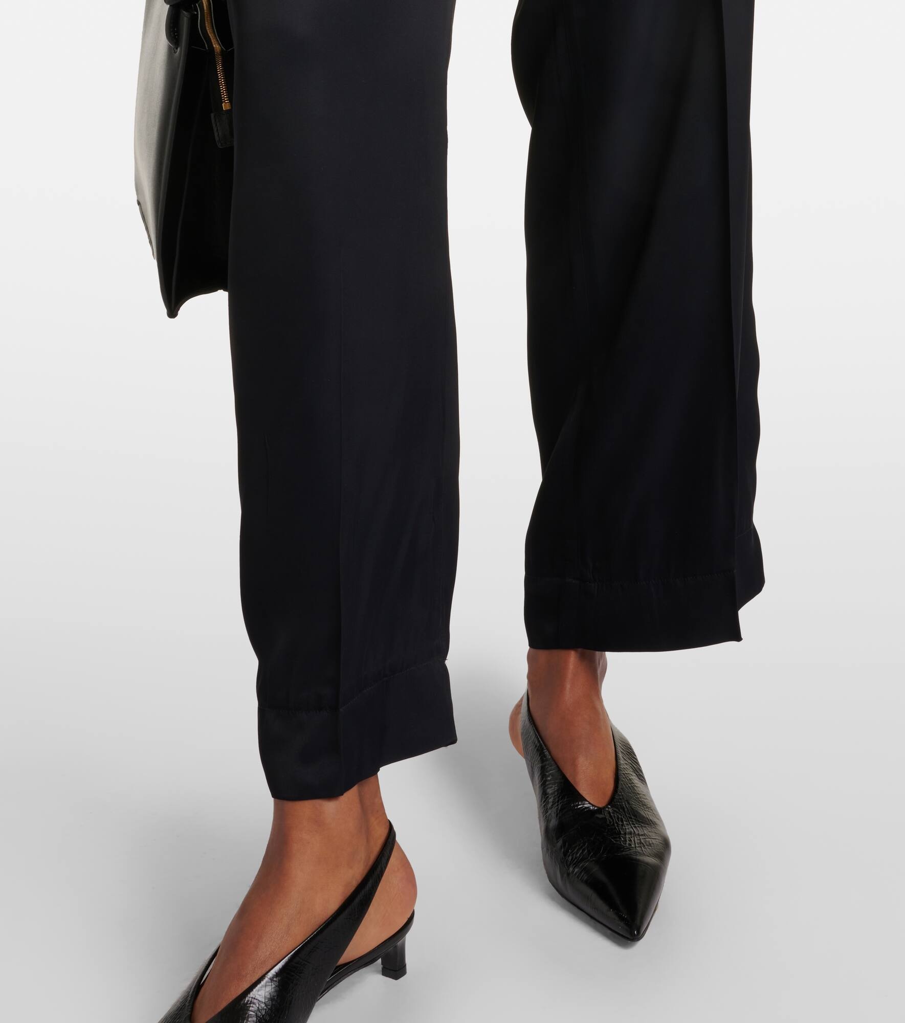 High-rise wide-leg pants - 5