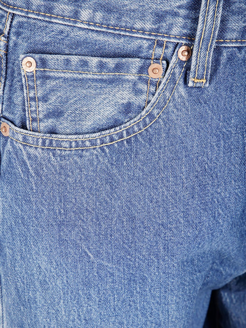 501 buttoned straight-leg jeans - 3