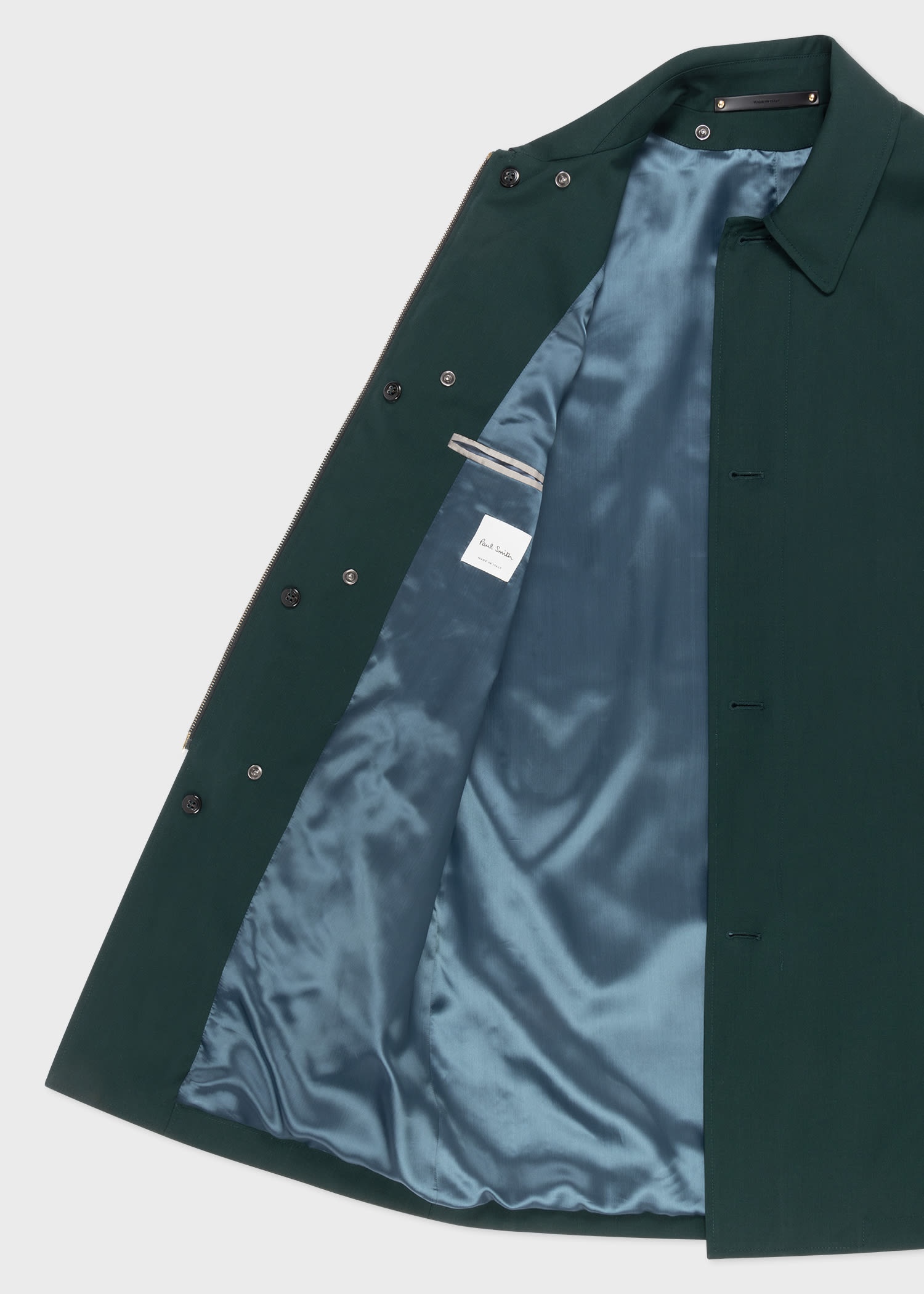 'Storm System' Wool Mac With Detachable Gilet - 5