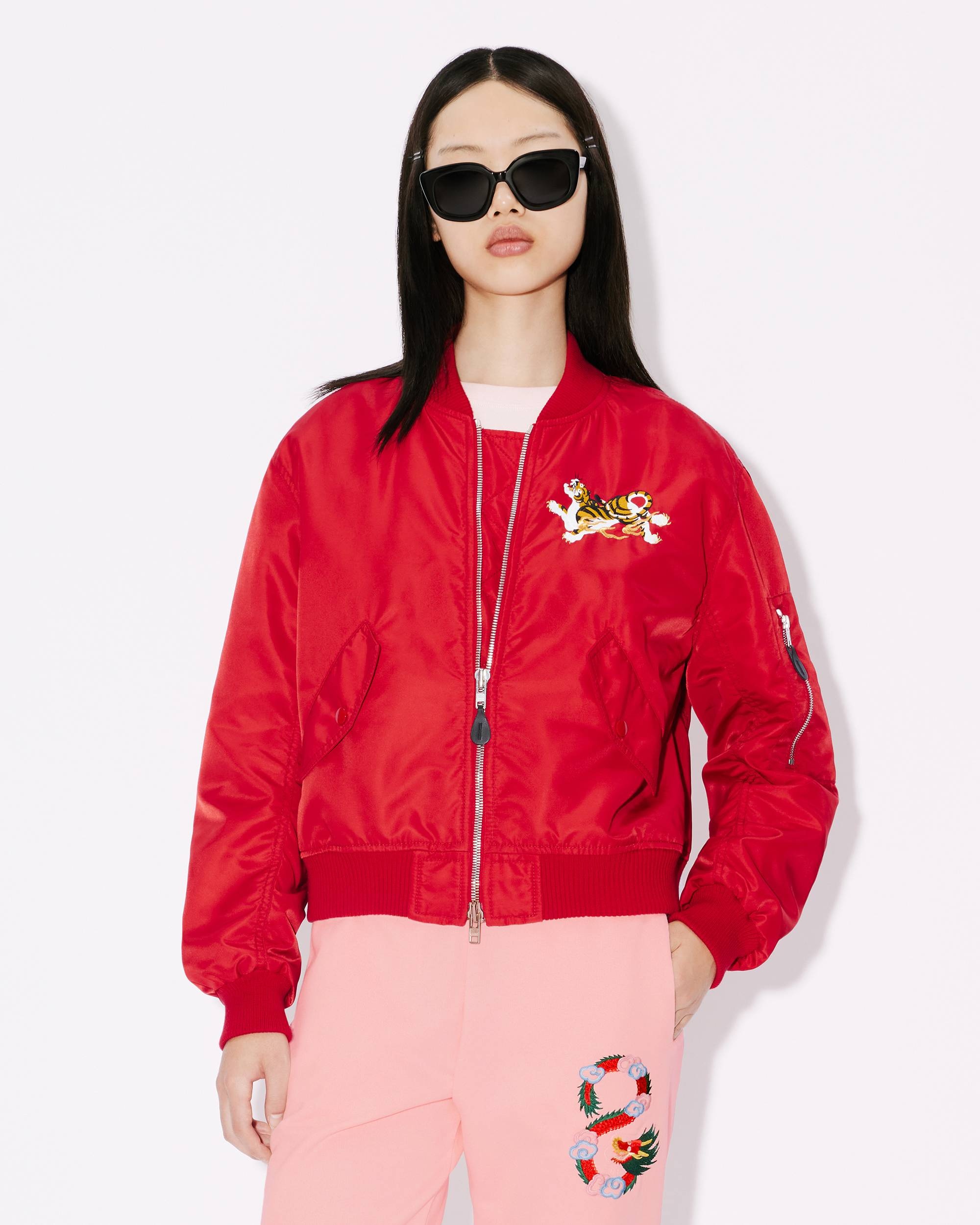 'Year of the Dragon' embroidered bomber jacket - 3