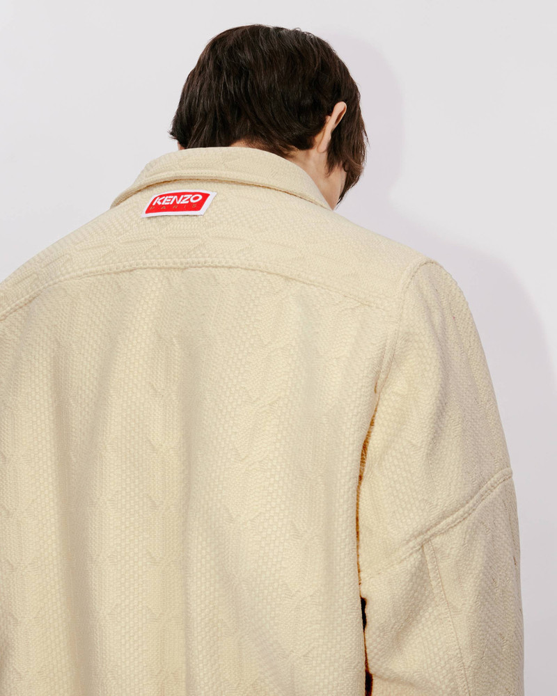 'KENZO Varsity' cable knit jacket 7