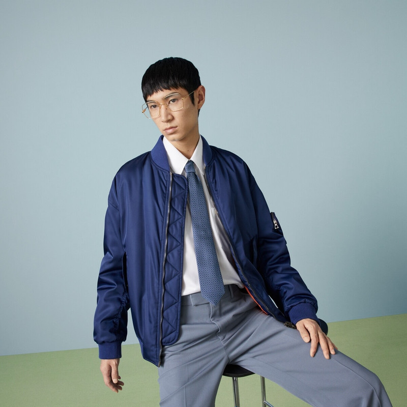 Horsebit jacquard silk tie 3