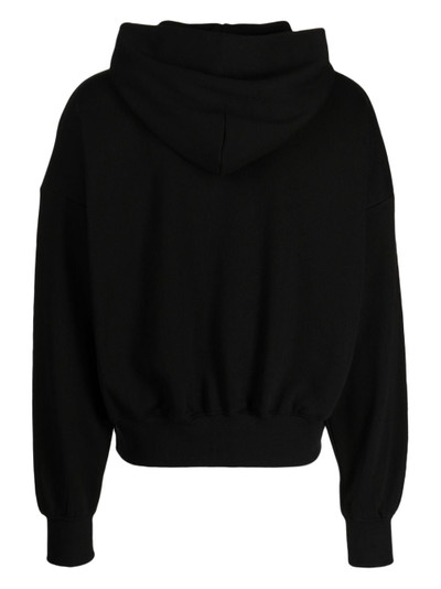 We11done logo-print long-sleeve hoodie outlook