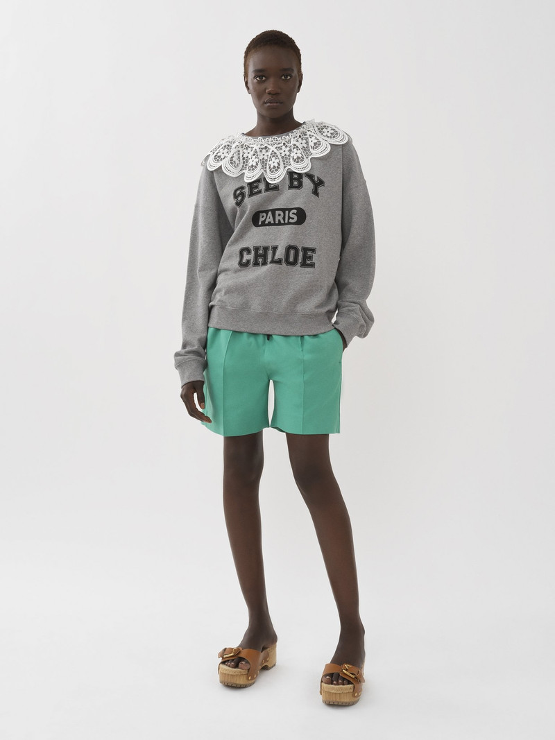 LACE COLLAR SWEATSHIRT 3