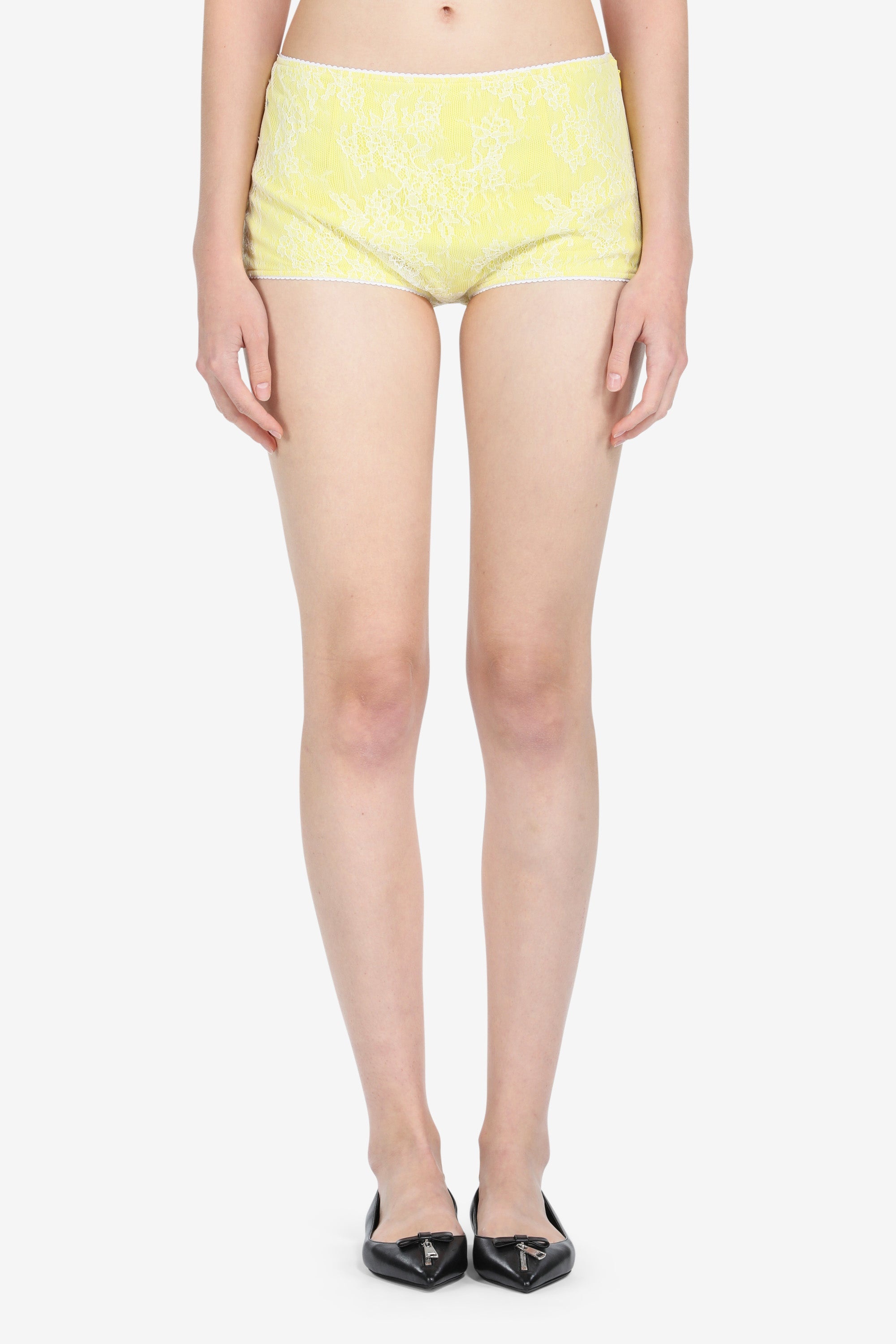 FLORAL-LACE BRIEFS - 1
