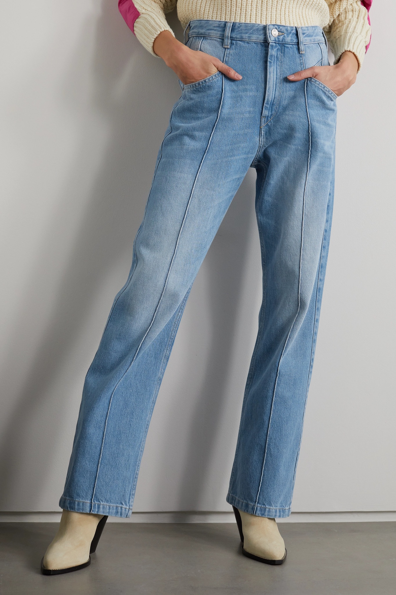 High-rise straight-leg jeans - 3