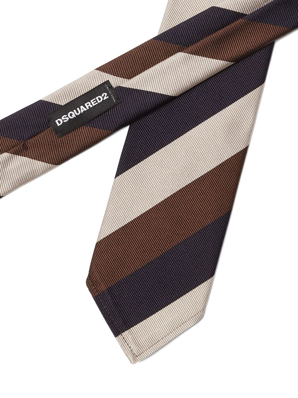 striped silk tie - 3