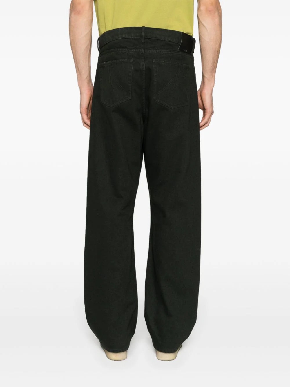 STRAIGHT-LEG COTTON-BLEND JEANS - 4