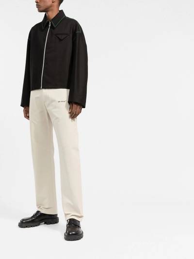 Off-White straight-leg chino trousers outlook