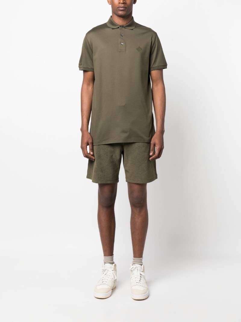 terry-cloth cotton shorts - 2
