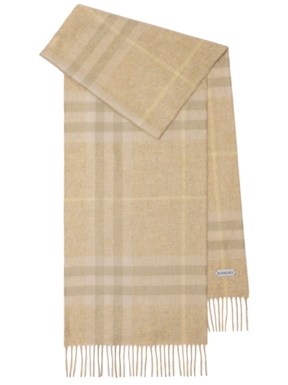 check cashmere scarf - 1