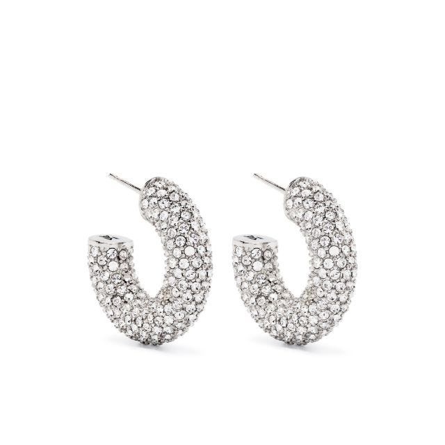 Silver Cameron hoop earrings - 1