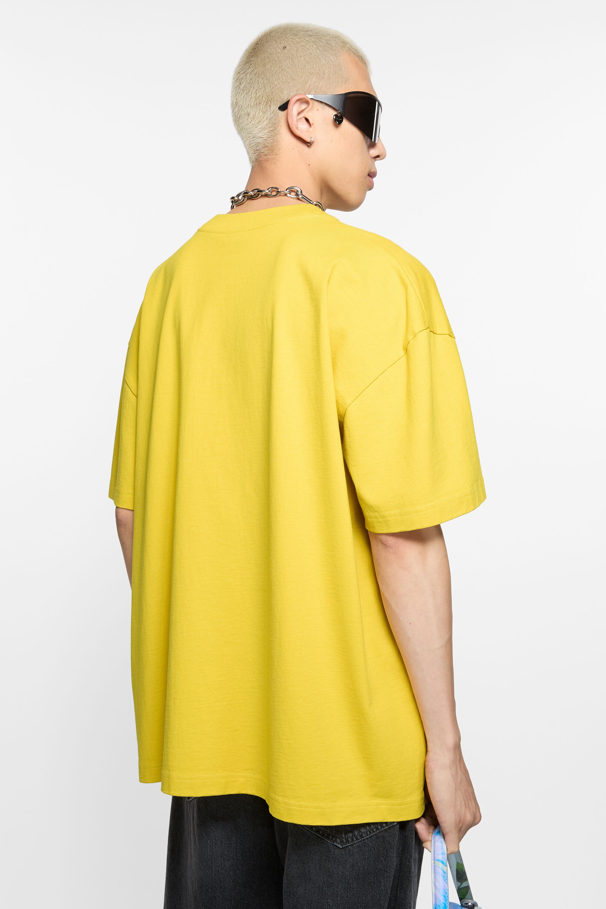 T-shirt logo - Relaxed unisex fit - Mustard yellow - 3