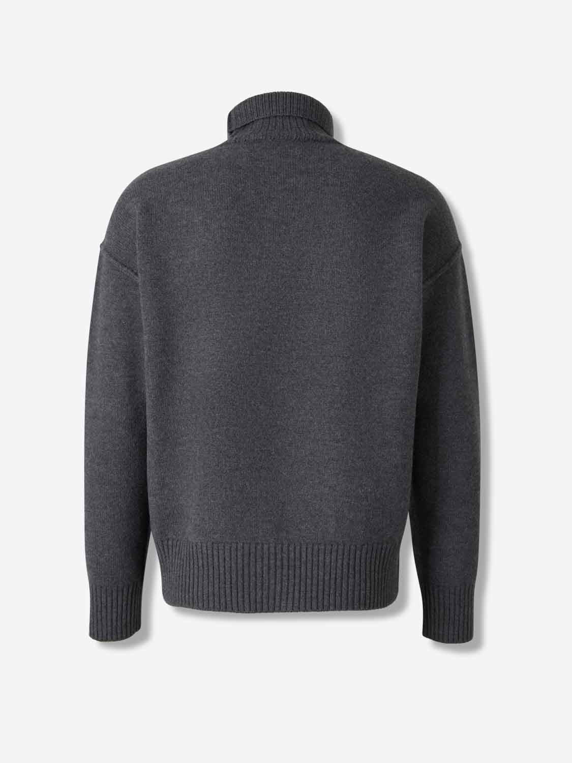 HIGH COLLAR SWEATER - 2