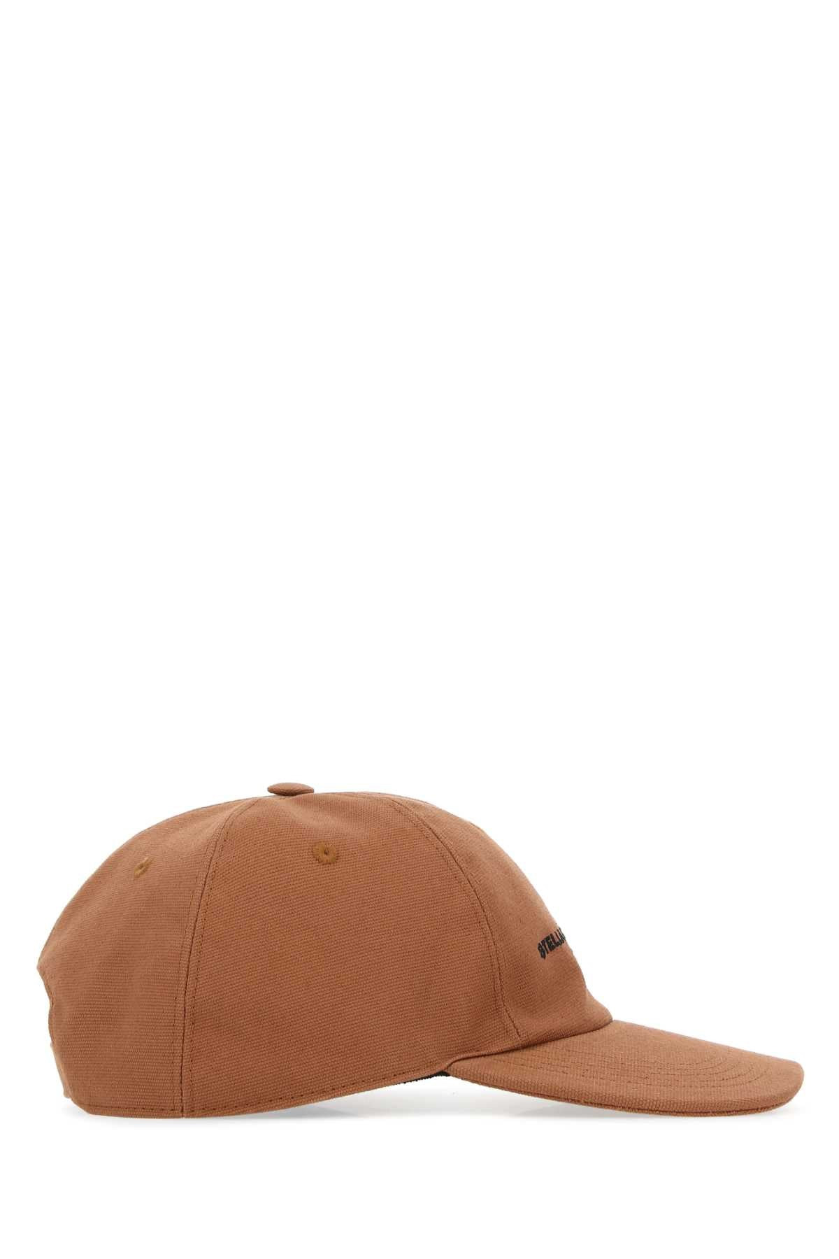 Stella Mccartney Women Caramel Cotton Blend Baseball Cap - 2