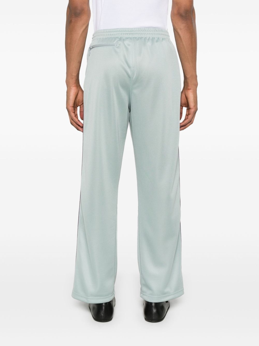 butterfly-embroidered track pants - 4