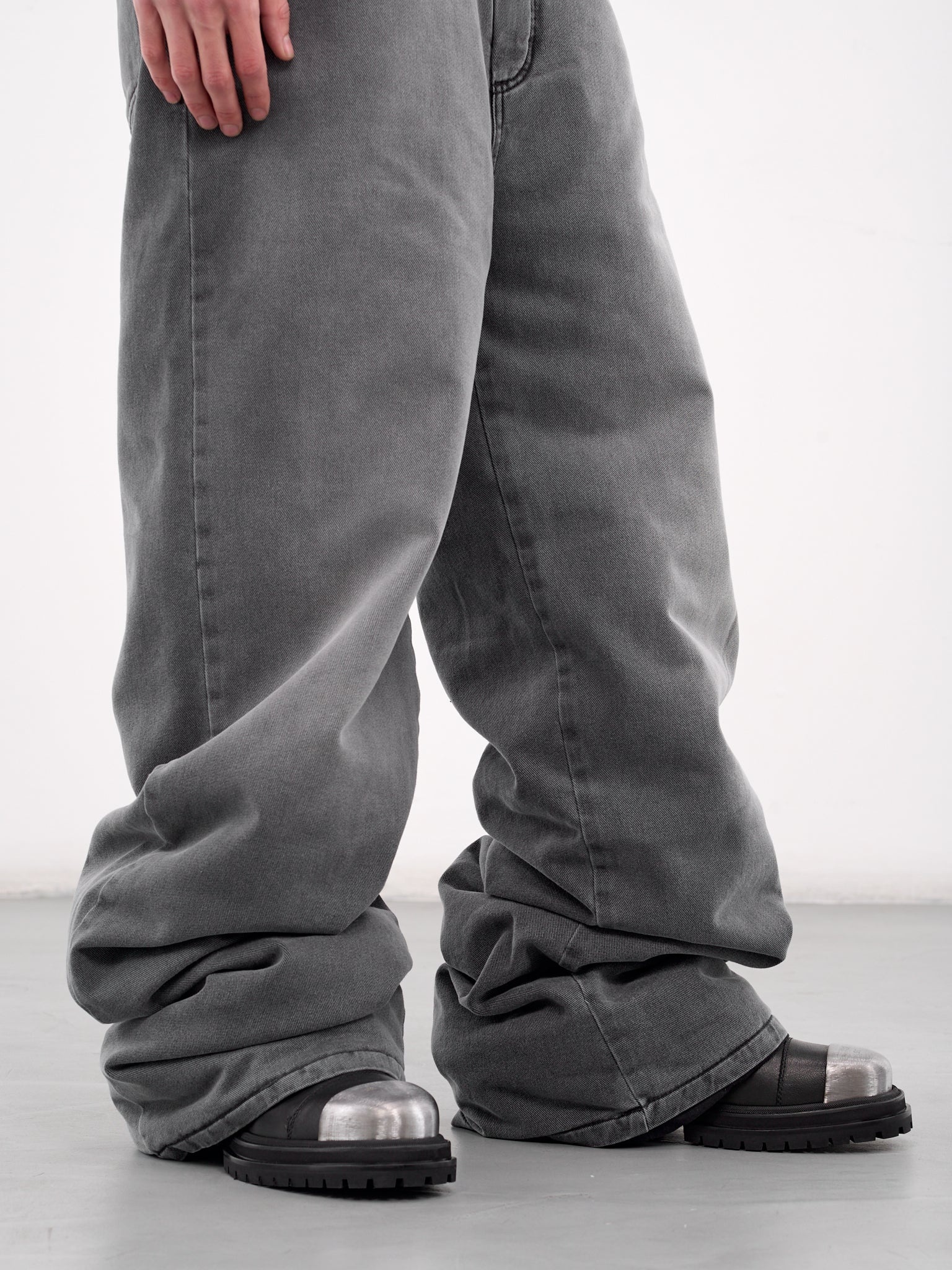 Wadded Stack Jeans - 5