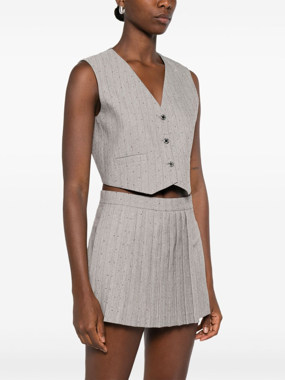 pinstriped vest - 3