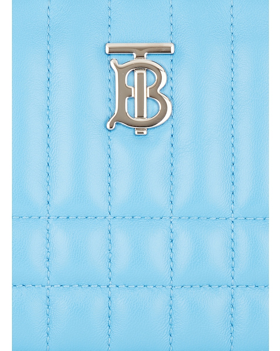 Lola Twin Pouch Shoulder Bag in Light Blue Burberry