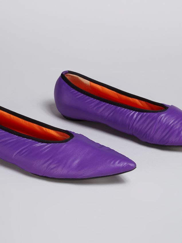PADDED NYLON BALLERINA - 5