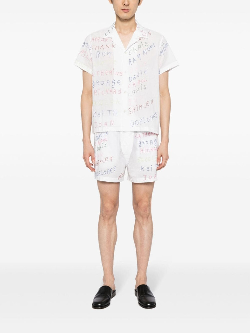 BODE Familial Hall cotton shorts outlook