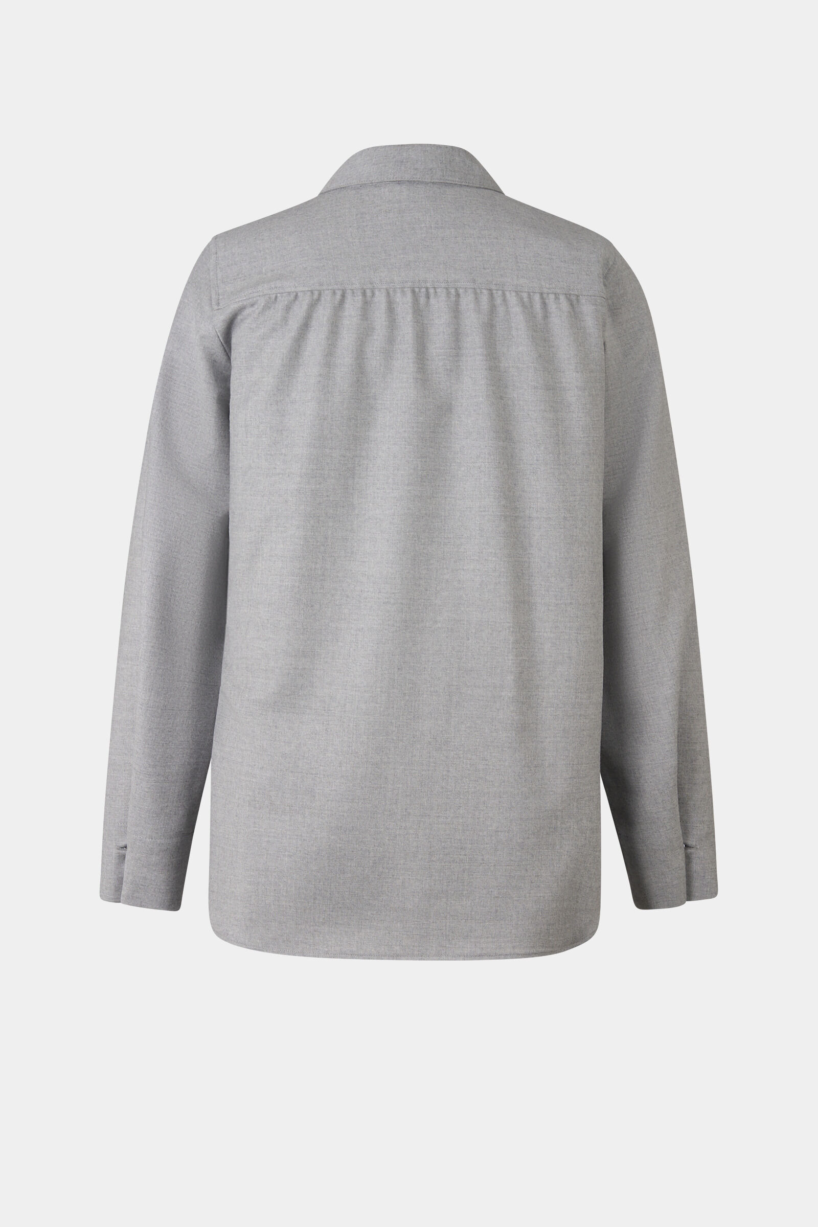 Ariela flannel blouse in Light gray - 2