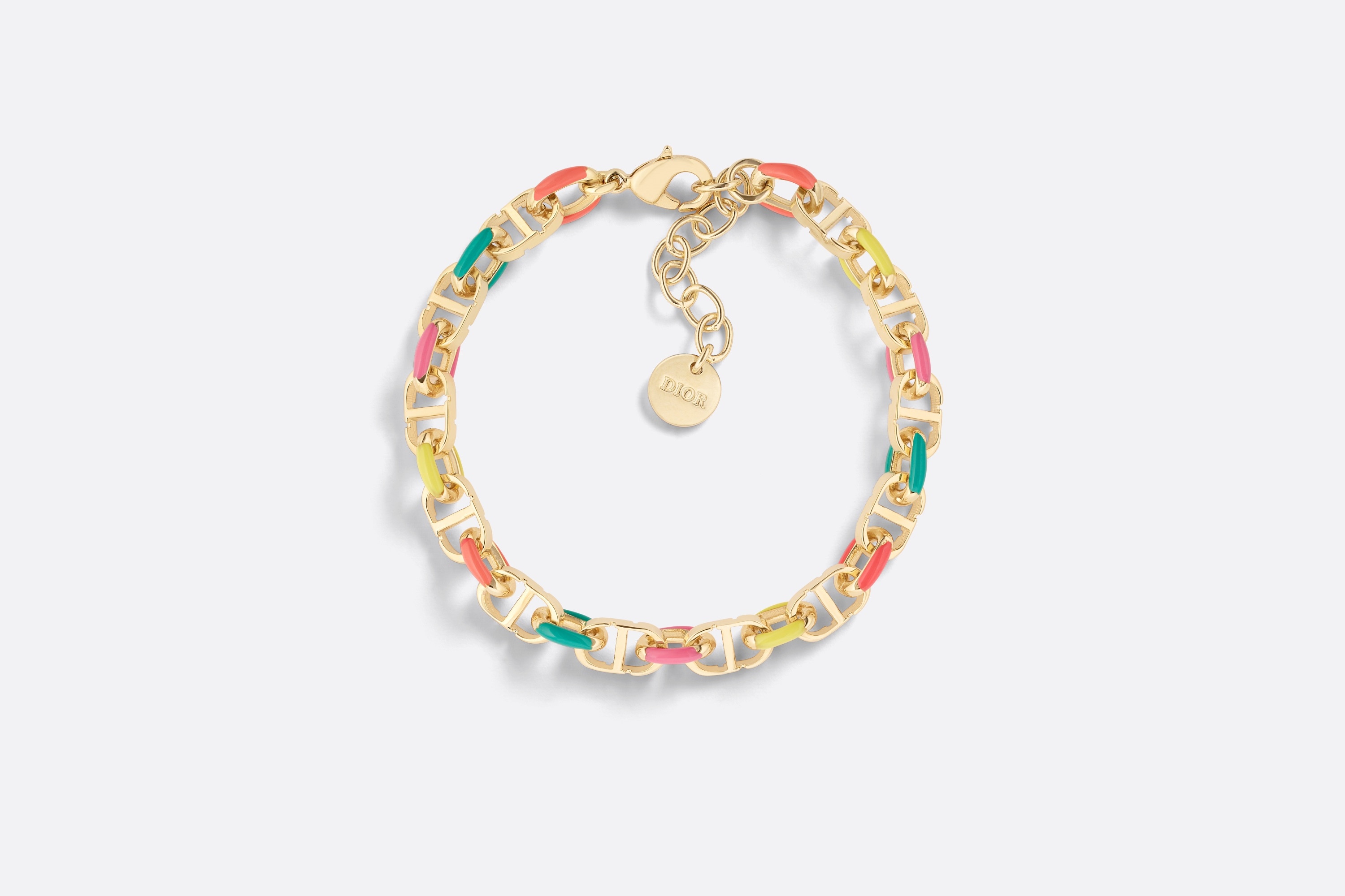 【パステルカラーが美しい★】Dioriviera Petit CD ブレスレット Dior Dioriviera Petit CD Bracelet | dior | REVERSIBLE