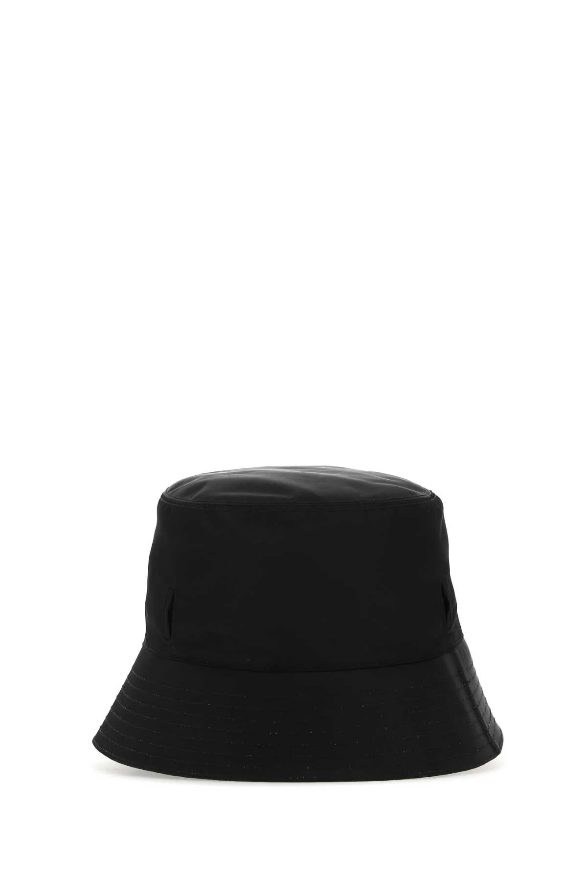 Prada Men Black Re-Nylon Hat - 1