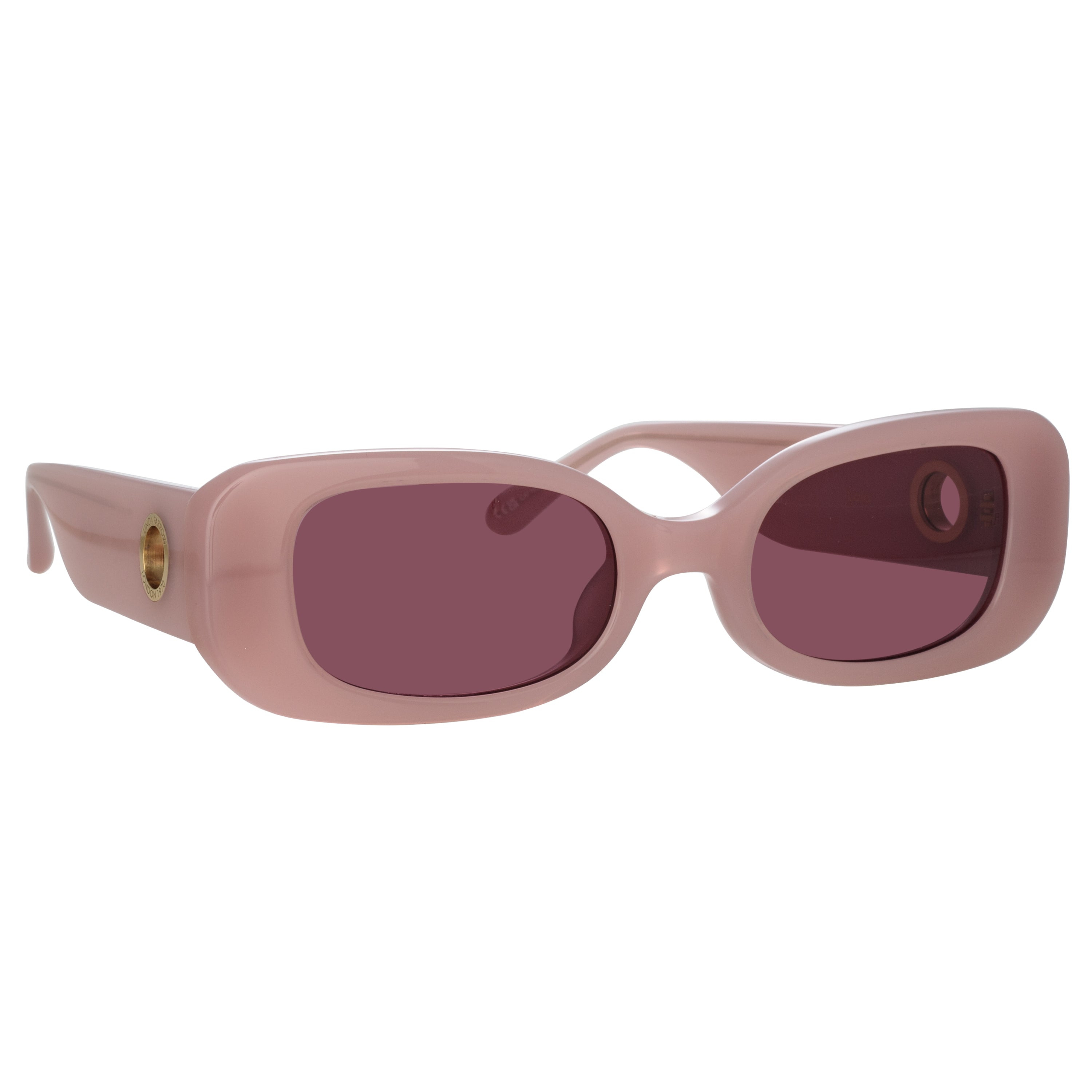 LOLA RECTANGULAR SUNGLASSES IN LILAC - 2