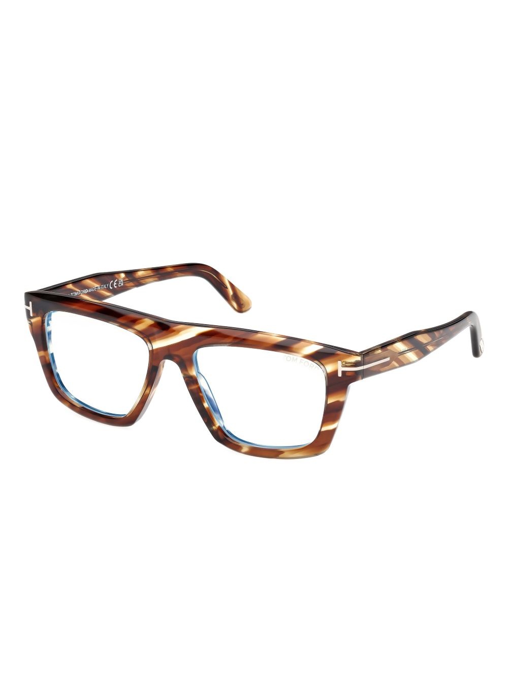 tortoiseshell square-frame glasses - 2