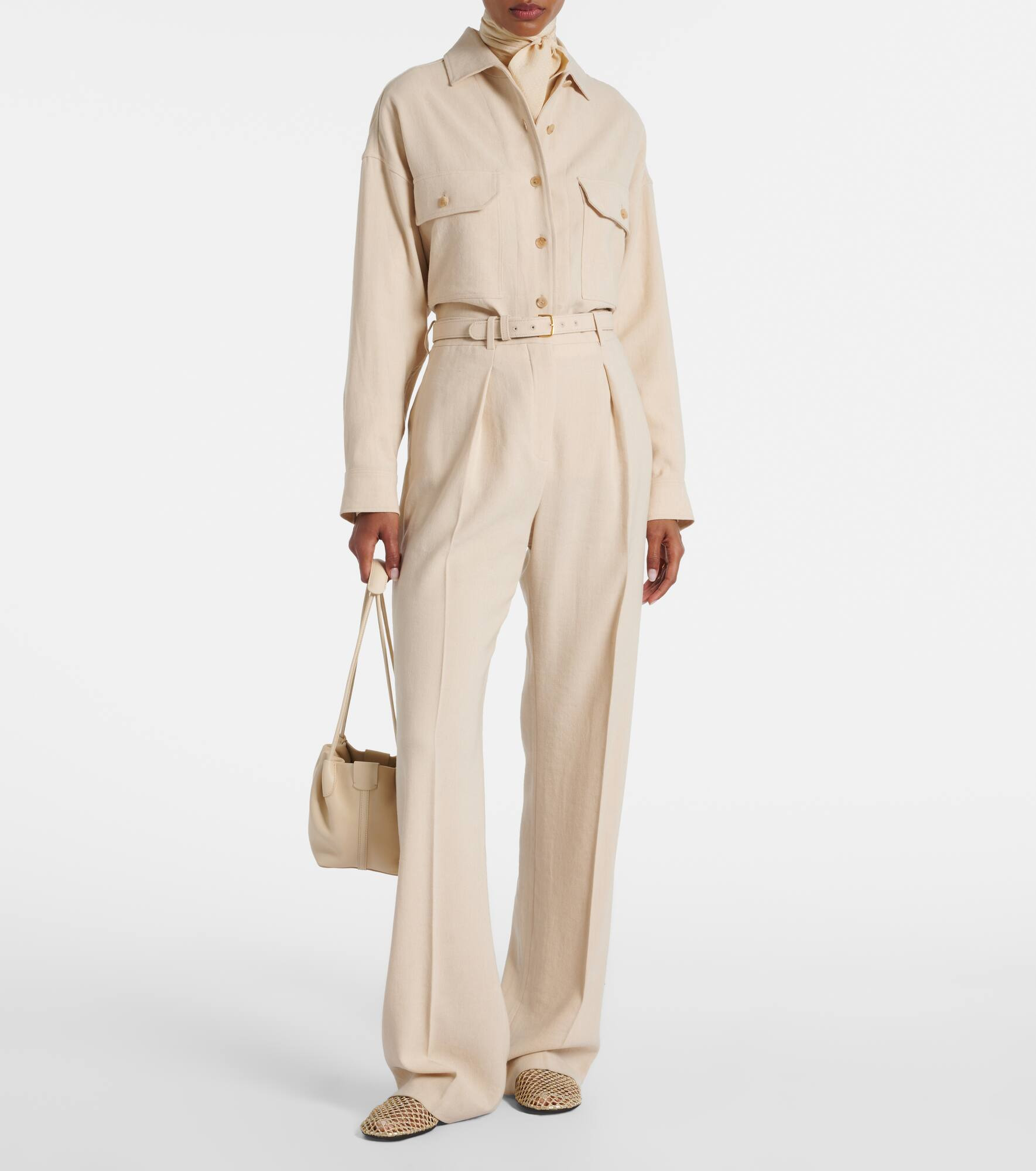 Linen and wool shirt - 2