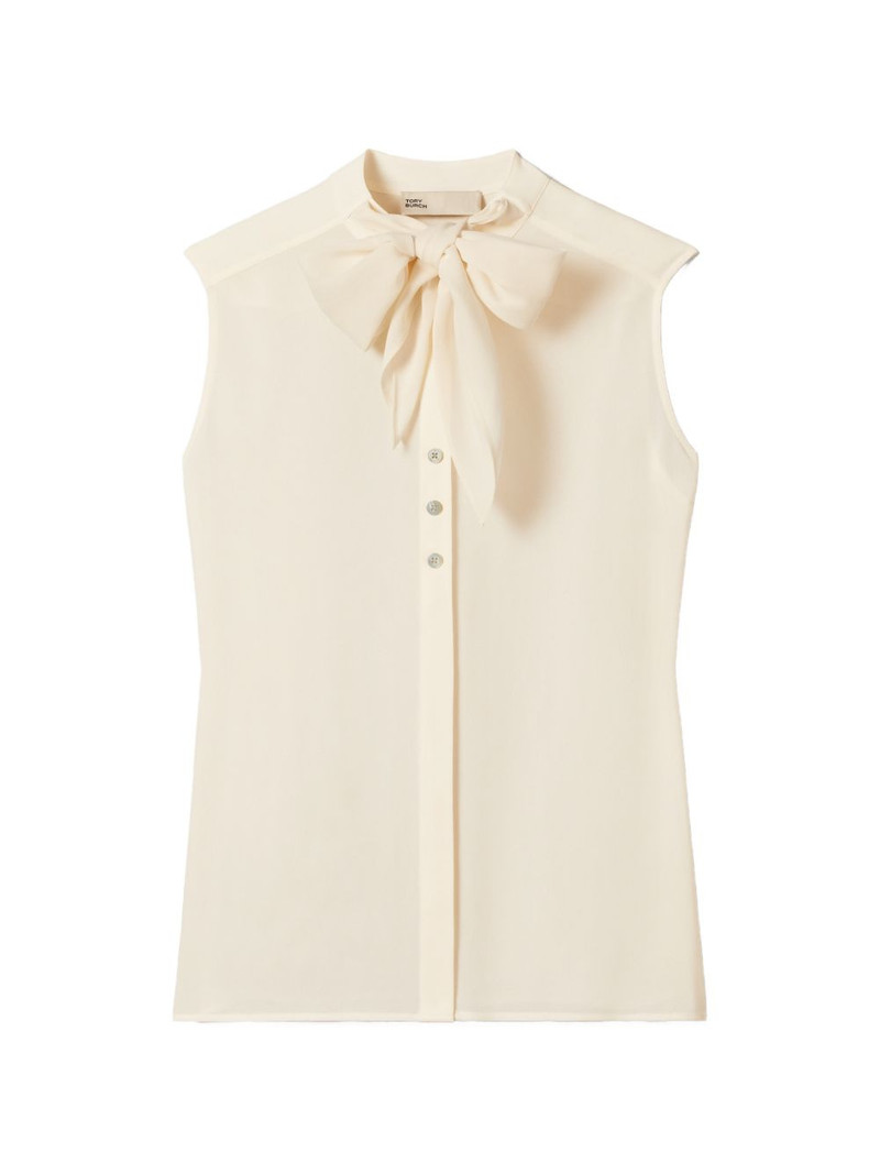 sleeveless bow blouse 1