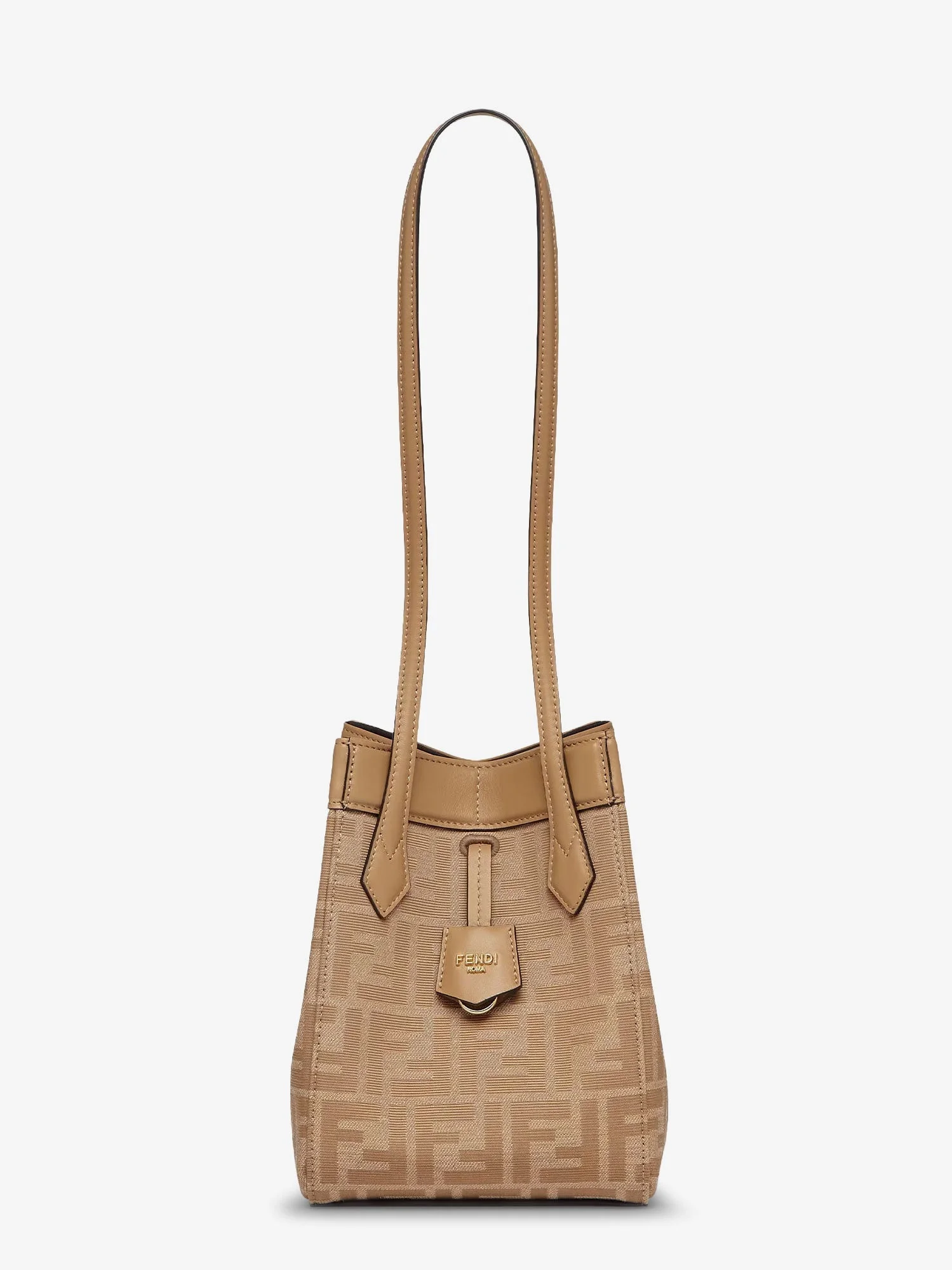 Fendi Origami Mini Ff Fabric Bucket Bag - 1