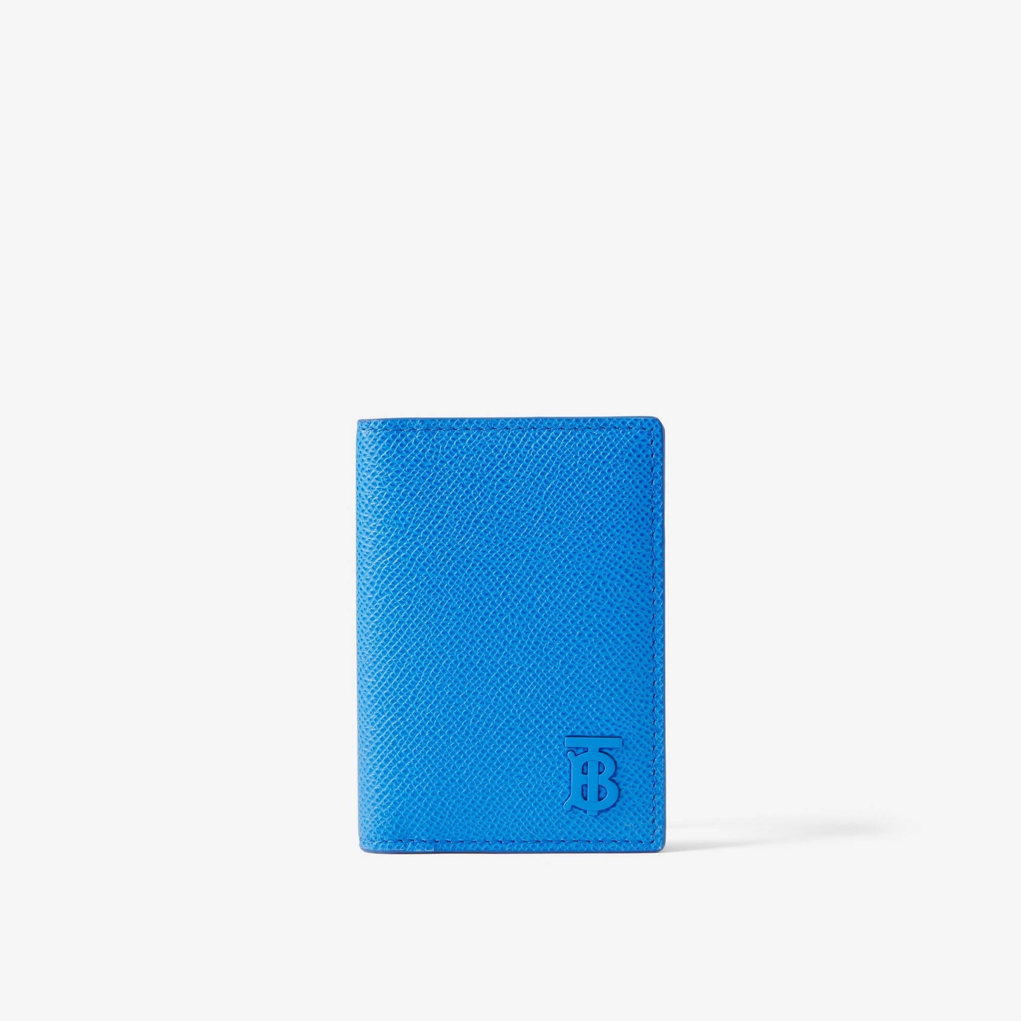 Grainy Leather TB Folding Card Case - 1
