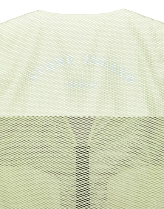 905X5 STONE ISLAND MARINA_ NYLON MESH / RIP STOP PRISMATICO LIGHT GREEN - 4